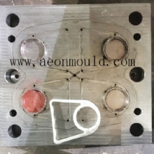 4 cavities oil bottle handle mould