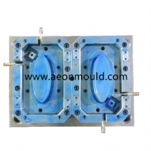 2 caivites 1000ml oval thin wall contanier with Anti-theft clasp mould