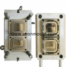 2 cavities 180ml-500ml contanier lid mould
