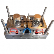 2 cavities ice cream contanier  mould