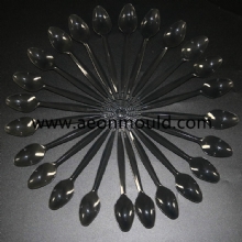 24 cavities  plastic spoon