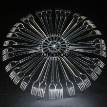 36 cavities plastic forks